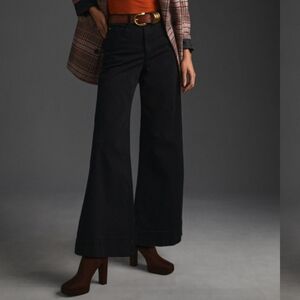 Women's Black Wide-Leg Jeans